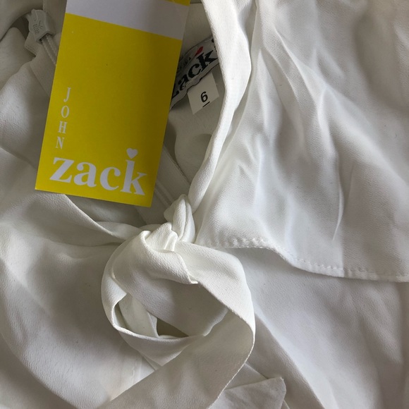 ASOS White Lace Long Sleeve Dress - Picture 7 of 7